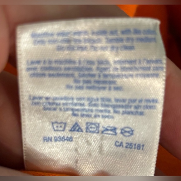 Gildan Womens Sz Small Maine Tourist Short Sleeve Orange Blue Tee Shirt Souvenir - Picture 5 of 5